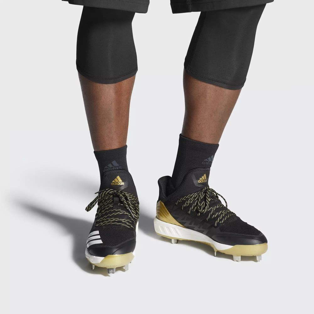 Adidas Boost Icon 4 Spikes De Beisbol Negros Para Hombre (MX-87739)
